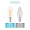 Luxrite B11 LED Bulbs 5W (60W Equivalent) 550LM 3500K Natural White Dimmable E12 Candelabra Base 6-Pack LR21645-6PK - alternate 4